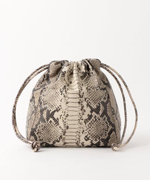 green label relaxing(グリーンレーベルリラクシング)の「FFC MINI キンチャク 2WAY バッグ(ショルダーバッグ・レディース・その他1/ホワイト/ブラック・FREE)」の11枚目の写真