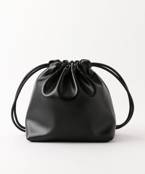 green label relaxing(グリーンレーベルリラクシング)の「FFC MINI キンチャク 2WAY バッグ(ショルダーバッグ・レディース・その他1/ホワイト/ブラック・FREE)」の10枚目の写真