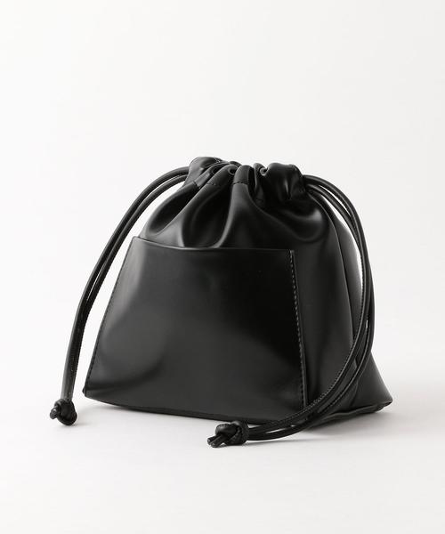 green label relaxing(グリーンレーベルリラクシング)の「FFC MINI キンチャク 2WAY バッグ(ショルダーバッグ・レディース・その他1/ホワイト/ブラック・FREE)」の7枚目の写真