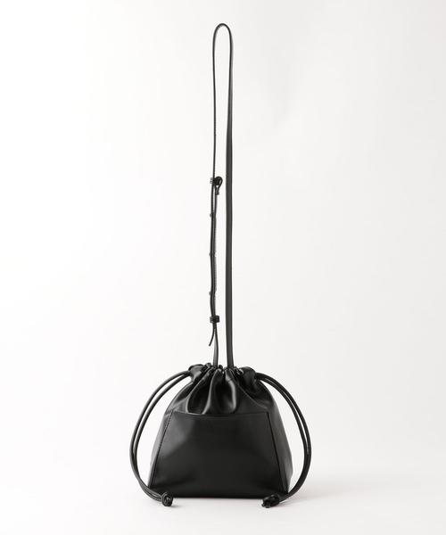 green label relaxing(グリーンレーベルリラクシング)の「FFC MINI キンチャク 2WAY バッグ(ショルダーバッグ・レディース・その他1/ホワイト/ブラック・FREE)」の6枚目の写真