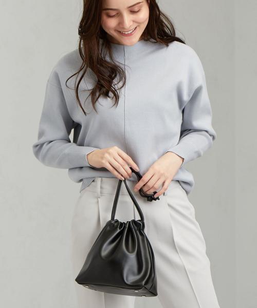 green label relaxing(グリーンレーベルリラクシング)の「FFC MINI キンチャク 2WAY バッグ(ショルダーバッグ・レディース・その他1/ホワイト/ブラック・FREE)」の16枚目の写真