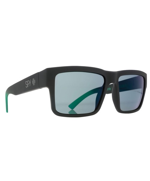 Spy Optic Discord Sunglasses - Matte Black Frame With Happy Grey Green Flash Lens, 100% UV Protection - View #9