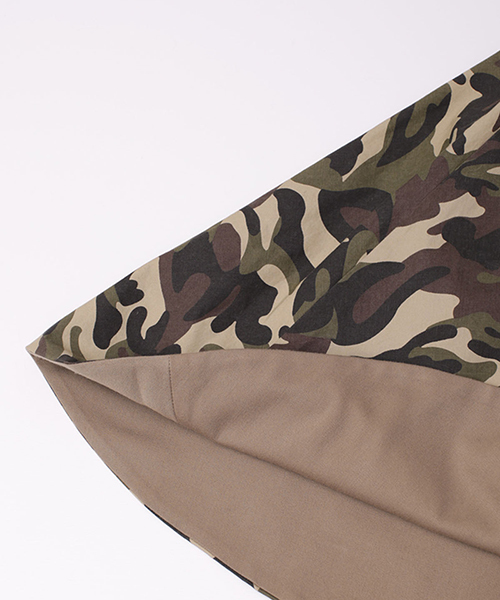 NANO universe（ナノユニバース）の「カモフラリバーシブルスカート（スカート・レディース・ベージュ/カーキ・FREE）」の10枚目の写真