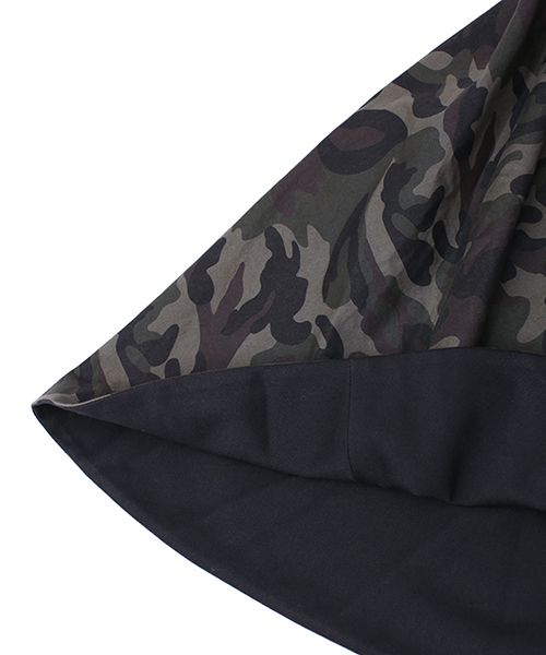 NANO universe（ナノユニバース）の「カモフラリバーシブルスカート（スカート・レディース・ベージュ/カーキ・FREE）」の11枚目の写真