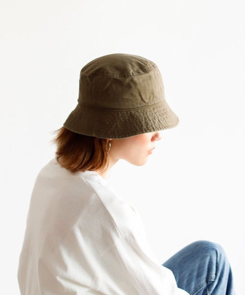 Auntie Rosa Holiday(アンティローザホリデー)の「ウォッシュドバケットハット(ハット・レディース・カーキ/パープル/ブラック/ベージュ・FREE)」の1枚目の写真