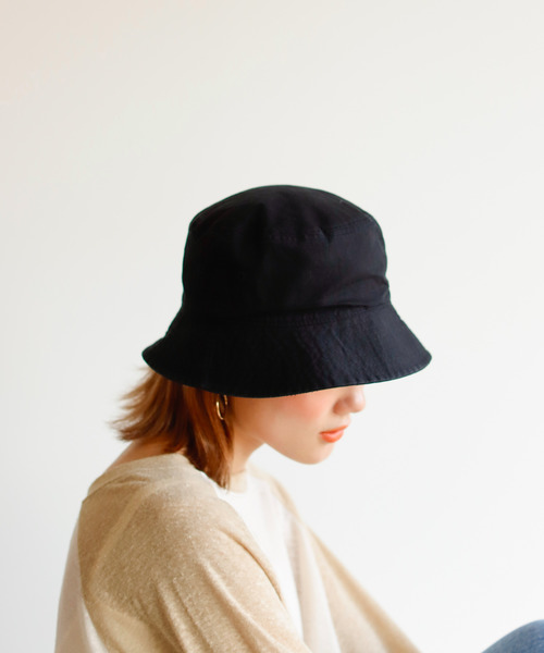 Auntie Rosa Holiday(アンティローザホリデー)の「ウォッシュドバケットハット(ハット・レディース・カーキ/パープル/ブラック/ベージュ・FREE)」の2枚目の写真