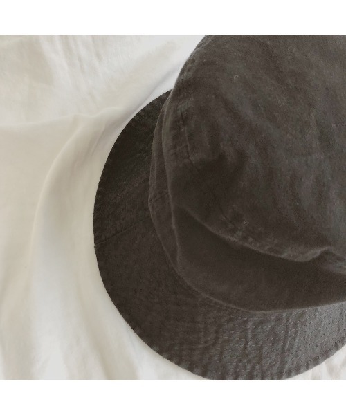 Auntie Rosa Holiday(アンティローザホリデー)の「ウォッシュドバケットハット(ハット・レディース・カーキ/パープル/ブラック/ベージュ・FREE)」の5枚目の写真