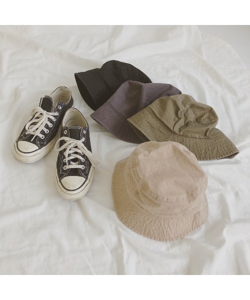 Auntie Rosa Holiday(アンティローザホリデー)の「ウォッシュドバケットハット(ハット・レディース・カーキ/パープル/ブラック/ベージュ・FREE)」の10枚目の写真