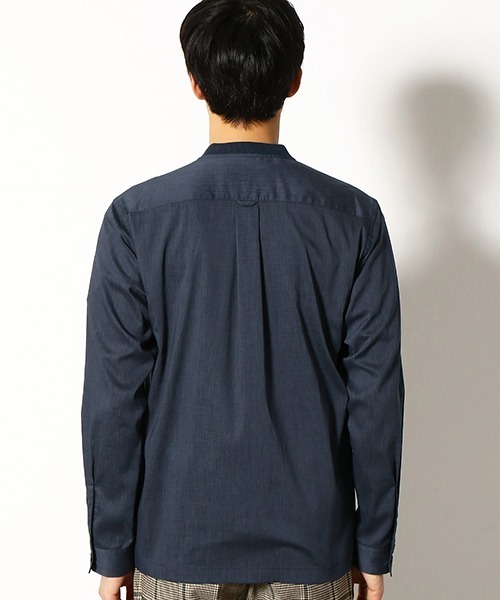 COMME CA COMMUNE(コムサコミューン)の「《リネンミックス》 MA-1 シャツブルゾン(ブルゾン・メンズ・ダークブラウン/ネイビー/カーキ/イエロー・SMALL/MEDIUM/LARGE)」の16枚目の写真