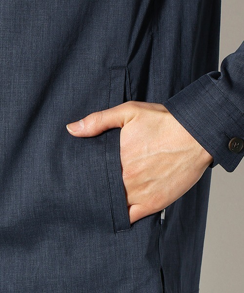 COMME CA COMMUNE(コムサコミューン)の「《リネンミックス》 MA-1 シャツブルゾン(ブルゾン・メンズ・ダークブラウン/ネイビー/カーキ/イエロー・SMALL/MEDIUM/LARGE)」の17枚目の写真