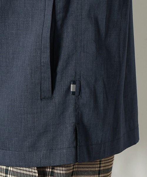 COMME CA COMMUNE(コムサコミューン)の「《リネンミックス》 MA-1 シャツブルゾン(ブルゾン・メンズ・ダークブラウン/ネイビー/カーキ/イエロー・SMALL/MEDIUM/LARGE)」の18枚目の写真