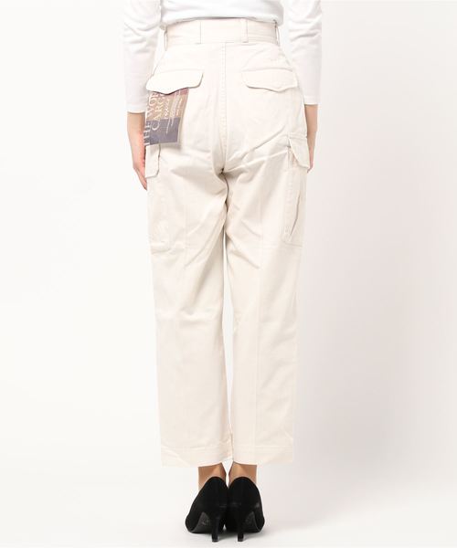 BACK NUMBER(バックナンバー)の「【BACK NUMBER】カーゴパンツ(カーゴパンツ・レディース・ホワイト/オリーブ・M/L/S)」の4枚目の写真