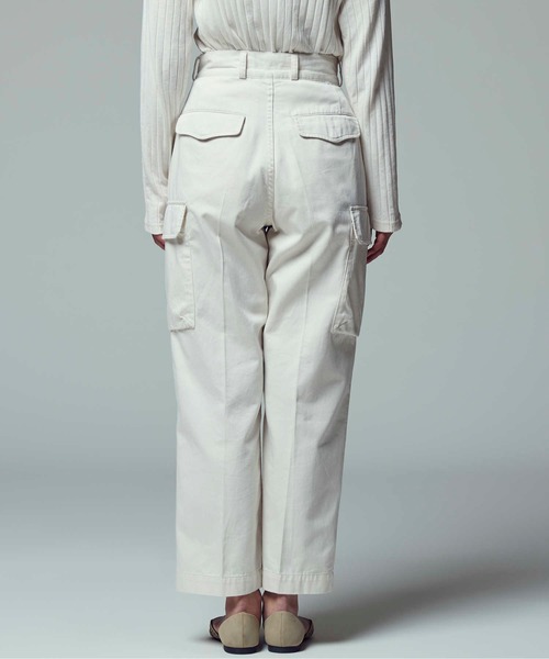 BACK NUMBER(バックナンバー)の「【BACK NUMBER】カーゴパンツ(カーゴパンツ・レディース・ホワイト/オリーブ・M/L/S)」の9枚目の写真