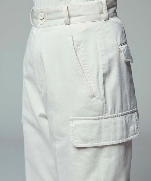 BACK NUMBER(バックナンバー)の「【BACK NUMBER】カーゴパンツ(カーゴパンツ・レディース・ホワイト/オリーブ・M/L/S)」の13枚目の写真