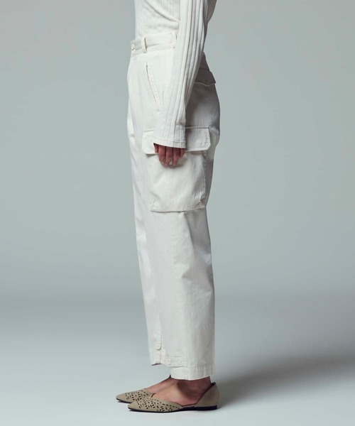 BACK NUMBER(バックナンバー)の「【BACK NUMBER】カーゴパンツ(カーゴパンツ・レディース・ホワイト/オリーブ・M/L/S)」の14枚目の写真