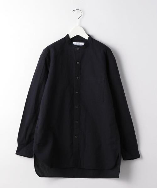 green label relaxing（グリーンレーベルリラクシング）の「SC WASHI ローン ロング バンド 長袖 シャツ（シャツ/ブラウス・メンズ・オリーブ/ベージュ/ネイビー・LARGE/SMALL/MEDIUM/X-LARGE）」の3枚目の写真