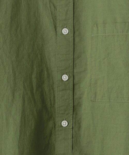 green label relaxing（グリーンレーベルリラクシング）の「SC WASHI ローン ロング バンド 長袖 シャツ（シャツ/ブラウス・メンズ・オリーブ/ベージュ/ネイビー・LARGE/SMALL/MEDIUM/X-LARGE）」の7枚目の写真
