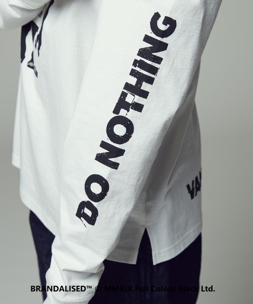 Right-on（ライトオン）の「【BRANDALISED】ビッグアートプリントロンＴ（Tシャツ/カットソー・メンズ・ホワイト/オフホワイト/ホワイト×ホワイト/ブラック/オレンジ/グリーン・M/L/XL）」の17枚目の写真