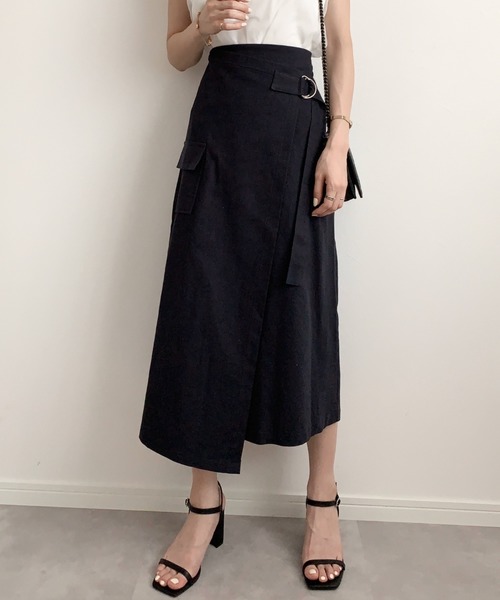 セール リングベルトラップスカート スカート Amel エイメル のファッション通販 Zozotown