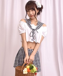 ミルク⭐︎セーラー風セットアップワンピース MILK（ミルク）の「Sailor Set Up ワンピース（シャツワンピース