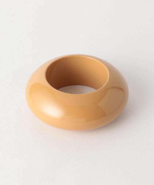 LOEFF（ロエフ）の「別注＜Haute Joaillerie AKIO MORI（オート ジュエラー アキオ モリ）＞ 白漆 ワイド バングル（ブレスレット・レディース・オフホワイト・FREE）」の4枚目の写真