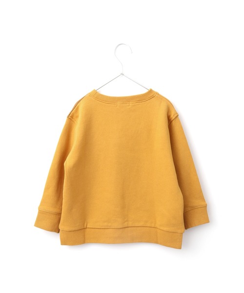 MAKE YOUR DAY(メイクユアデイ)の「異素材ポケット切替裏毛トレーナー■80~140cm(スウェット・キッズ・ネイビー/チャコールグレー/カーキ/キャメル・140/90/100/110/120/80/130)」の9枚目の写真