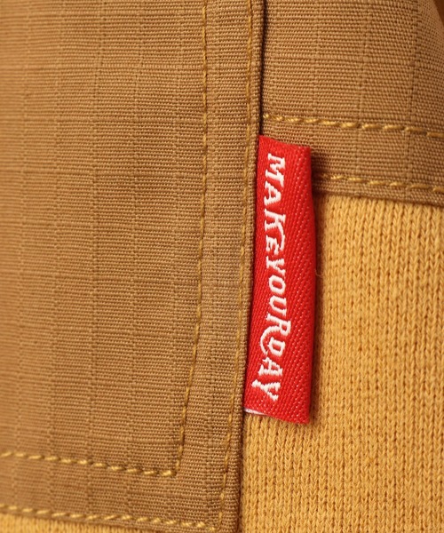 MAKE YOUR DAY(メイクユアデイ)の「異素材ポケット切替裏毛トレーナー■80~140cm(スウェット・キッズ・ネイビー/チャコールグレー/カーキ/キャメル・140/90/100/110/120/80/130)」の13枚目の写真