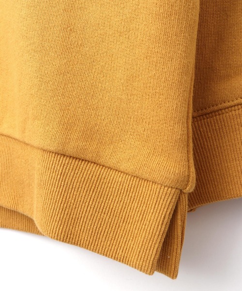 MAKE YOUR DAY(メイクユアデイ)の「異素材ポケット切替裏毛トレーナー■80~140cm(スウェット・キッズ・ネイビー/チャコールグレー/カーキ/キャメル・140/90/100/110/120/80/130)」の14枚目の写真