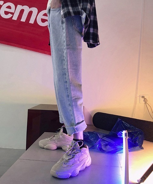 WESTBOY（ウエストボーイ）の「【WB ORIGINALS】Tapered Vintage Pants in Wahed Denim V18X1424（デニムパンツ・メンズ・ライトブルー・M/XL/L）」の10枚目の写真