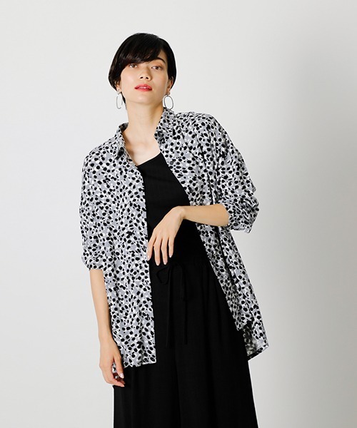 セール Dots Leopard Light Shirt ドッツレオパードライトシャツ シャツ ブラウス Azul By Moussy アズールバイ マウジー のファッション通販 Zozotown