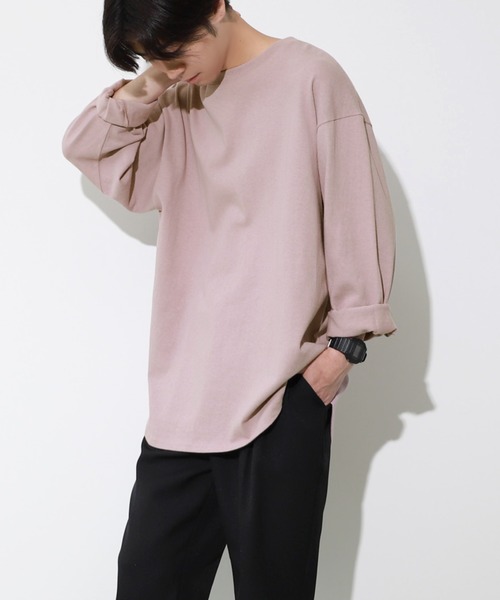 coca（coca）（コカ）の「厚手カットソー（Tシャツ/カットソー・メンズ・ブルー/ブラック/ピンク/ホワイト・ONE SIZE）」の4枚目の写真