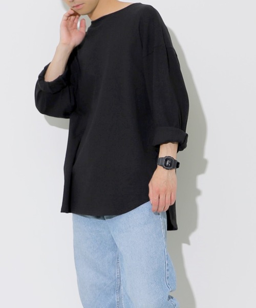 coca（coca）（コカ）の「厚手カットソー（Tシャツ/カットソー・メンズ・ブルー/ブラック/ピンク/ホワイト・ONE SIZE）」の3枚目の写真