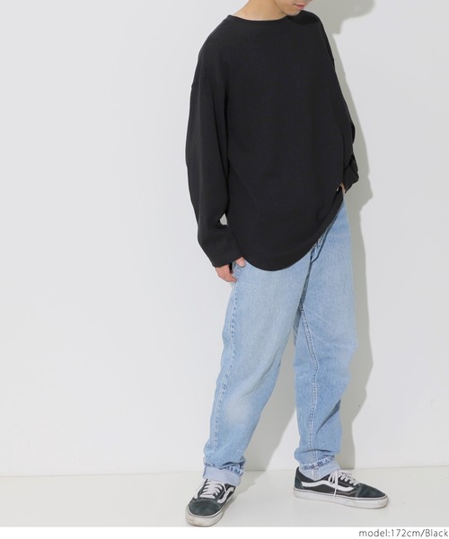 coca（coca）（コカ）の「厚手カットソー（Tシャツ/カットソー・メンズ・ブルー/ブラック/ピンク/ホワイト・ONE SIZE）」の14枚目の写真