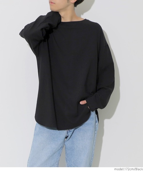 coca（coca）（コカ）の「厚手カットソー（Tシャツ/カットソー・メンズ・ブルー/ブラック/ピンク/ホワイト・ONE SIZE）」の15枚目の写真