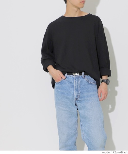 coca（coca）（コカ）の「厚手カットソー（Tシャツ/カットソー・メンズ・ブルー/ブラック/ピンク/ホワイト・ONE SIZE）」の18枚目の写真