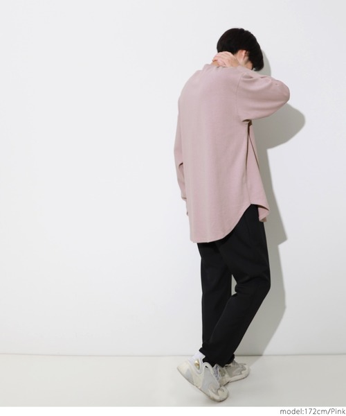 coca（coca）（コカ）の「厚手カットソー（Tシャツ/カットソー・メンズ・ブルー/ブラック/ピンク/ホワイト・ONE SIZE）」の21枚目の写真