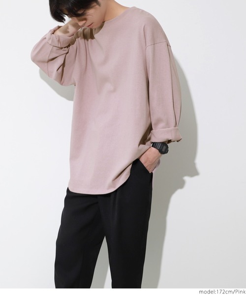 coca（coca）（コカ）の「厚手カットソー（Tシャツ/カットソー・メンズ・ブルー/ブラック/ピンク/ホワイト・ONE SIZE）」の22枚目の写真