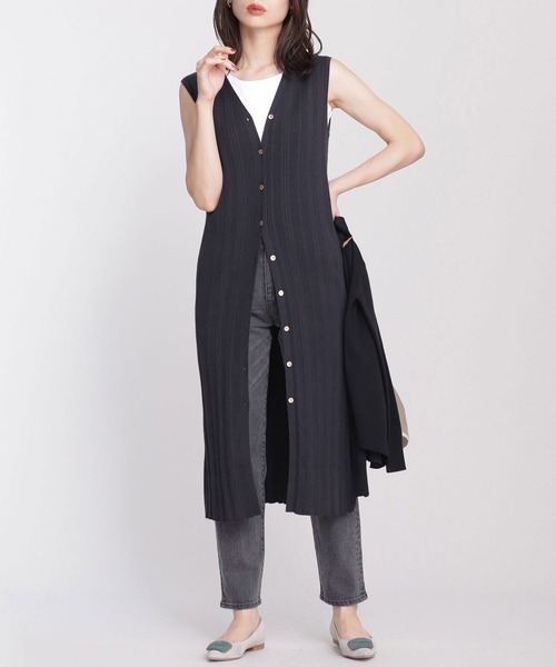 セール Clean Feel Knit リブジレワンピース ワンピース Nano Universe ナノユニバース のファッション通販 Zozotown