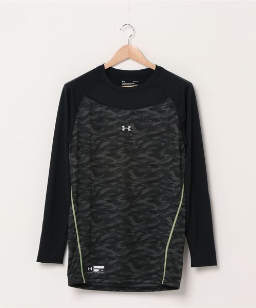 UNDER ARMOUR(アンダーアーマー)の「UAテック フィッティド ロングスリーブ クルー シャツ グラフィック(ベースボール/MEN)(Tシャツ/カットソー・メンズ・ダークネイビー/ブラック・LG/MD/XL/SM/XXL)」の2枚目の写真