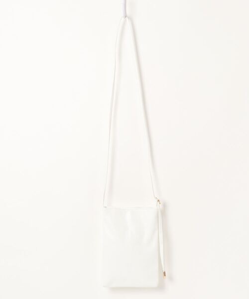 coca(coca)(コカ)の「無地ポシェット(ショルダーバッグ・レディース・ホワイト/ブラック/レッド/イエロー/ゴールド/グリーン・ONE SIZE)」の7枚目の写真