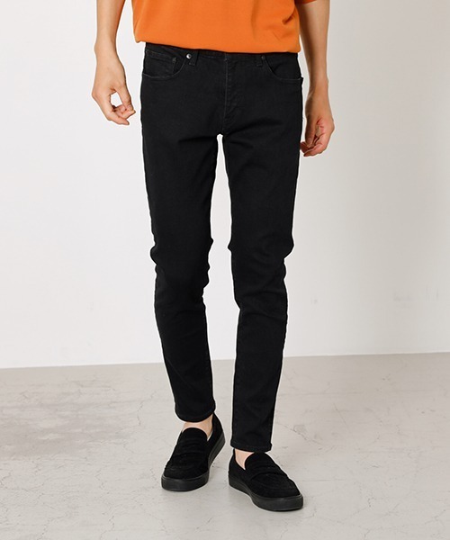 AZUL by moussy（アズールバイマウジー）の「A PERFECT DENIM/アパーフェクトデニム（デニムパンツ・メンズ・ライトブルー/ブラック/ブルー・X-SMALL/SMALL/X-LARGE/LARGE/MEDIUM）」の2枚目の写真