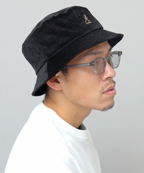 KANGOL(カンゴール)の「【 KANGOL / カンゴール 】 コーデュロイ バケットハット / Cord Bucket(ハット・メンズ・ベージュ/ブラック・L)」の3枚目の写真