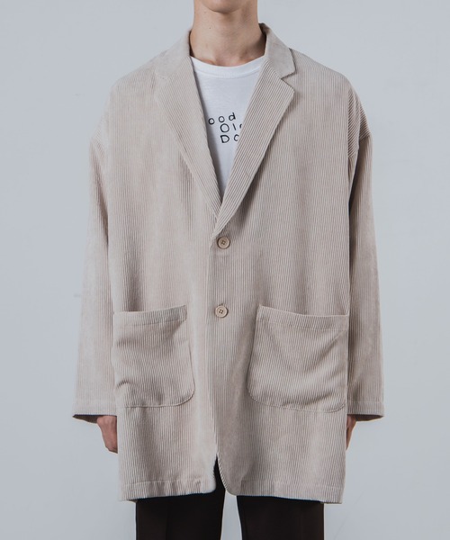 セール】WEGO/【セットアップ対応商品】コーデュロイビッグシルエット