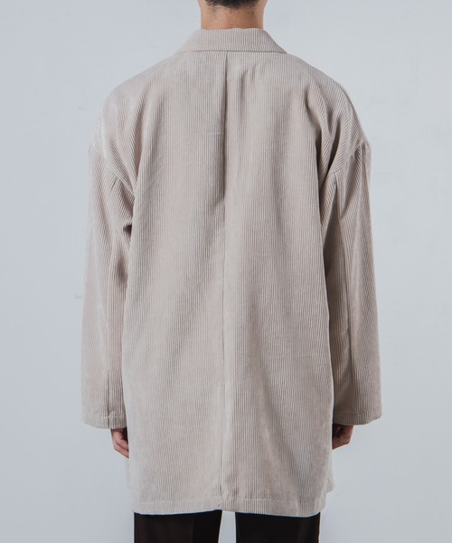 WEGO(ウィゴー)の「WEGO/【セットアップ対応商品】コーデュロイビッグシルエットテーラードジャケット(テーラードジャケット・メンズ・ブルー/アイボリー・MEDIUM/LARGE)」の10枚目の写真