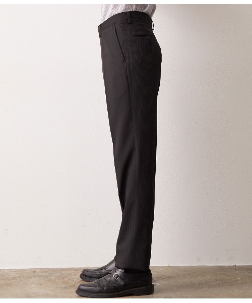 JUNRED（ジュンレッド）の「【スーツ】4WAYストレッチストライプスラックス（スラックス・メンズ・ブラック・LL/S/M/L）」の3枚目の写真