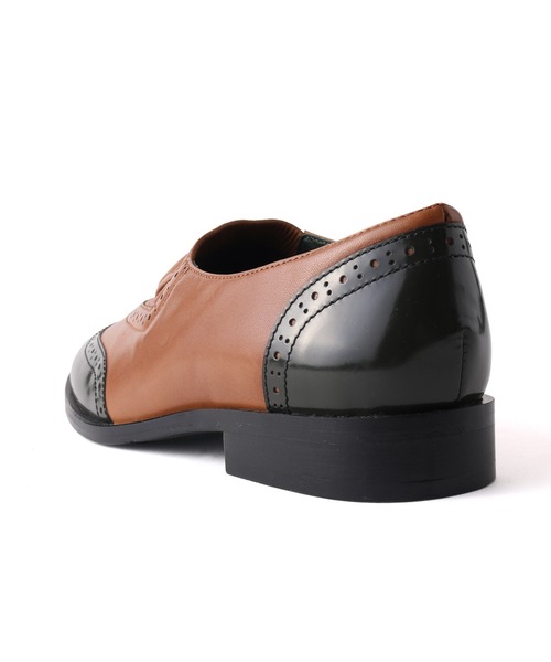 coca（ANDEX shoes product）（コカ）の「coca / コカ バイカラー ウイングチップ ドレスシューズ 420025（ドレスシューズ・レディース・ブラック/ブラウン/ネイビー・23cm/24cm/22.5cm/23.5cm/22cm/24.5cm）」の17枚目の写真