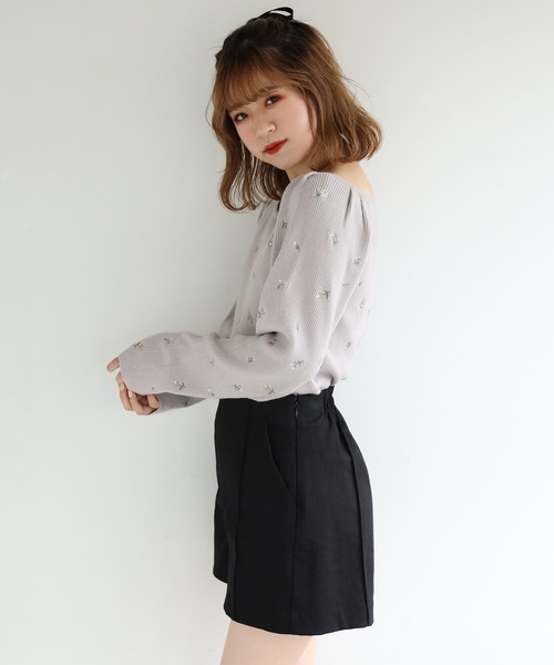 one after another NICE CLAUP（ワンアフターアナザーナイスクラップ）の「ハイウエストショートパンツ（その他パンツ・レディース・アイボリー/ブラック/チェック・FREE）」の22枚目の写真