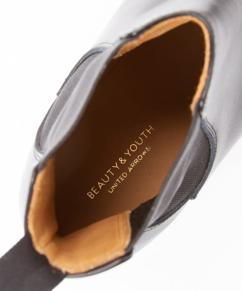 BEAUTY&YOUTH UNITED ARROWS(ビューティーアンドユースユナイテッドアローズ)の「BY ∴ サイド ゴア ブーツ § ◆(ブーツ・メンズ・ブラック/ブラウン/ベージュ・7/8/9/10)」の7枚目の写真