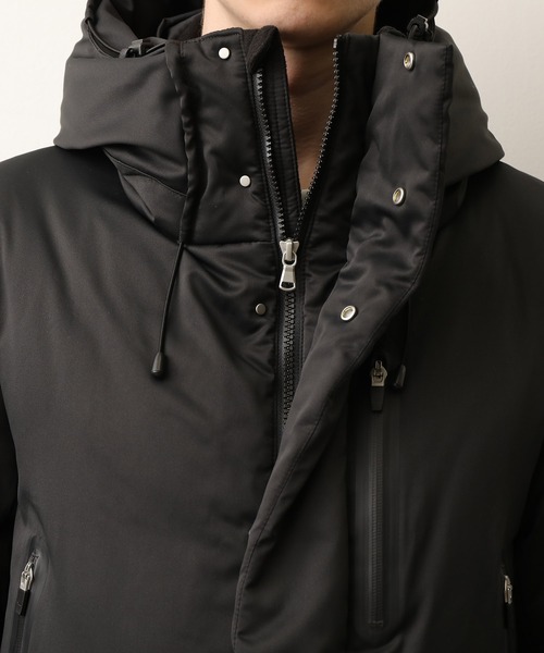 JUNRED(ジュンレッド)の「シームレスグリーンダウンジャケット(ダウンジャケット/コート・メンズ・ブラック/サックスブルー・S/M/L/LL)」の15枚目の写真