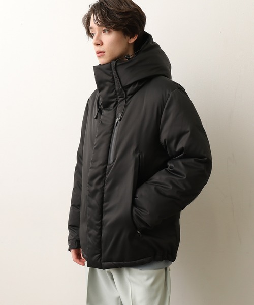 JUNRED(ジュンレッド)の「シームレスグリーンダウンジャケット(ダウンジャケット/コート・メンズ・ブラック/サックスブルー・S/M/L/LL)」の10枚目の写真